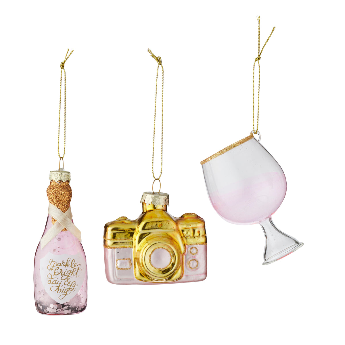 S/3 Pop Pour Snap Ornament