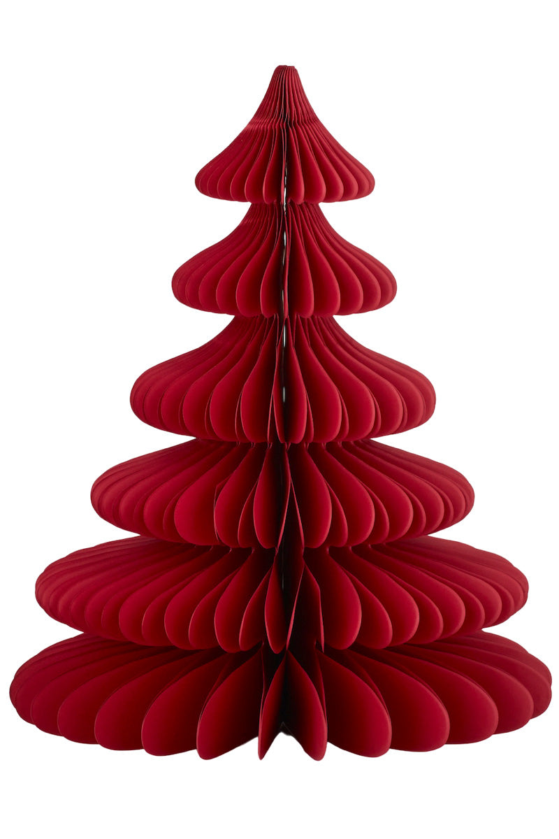 Paper Christmas Tree, Red