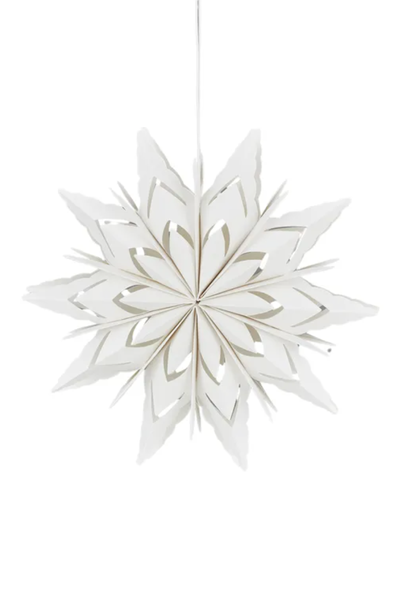 Hanging Paper Decoration, Snowflake