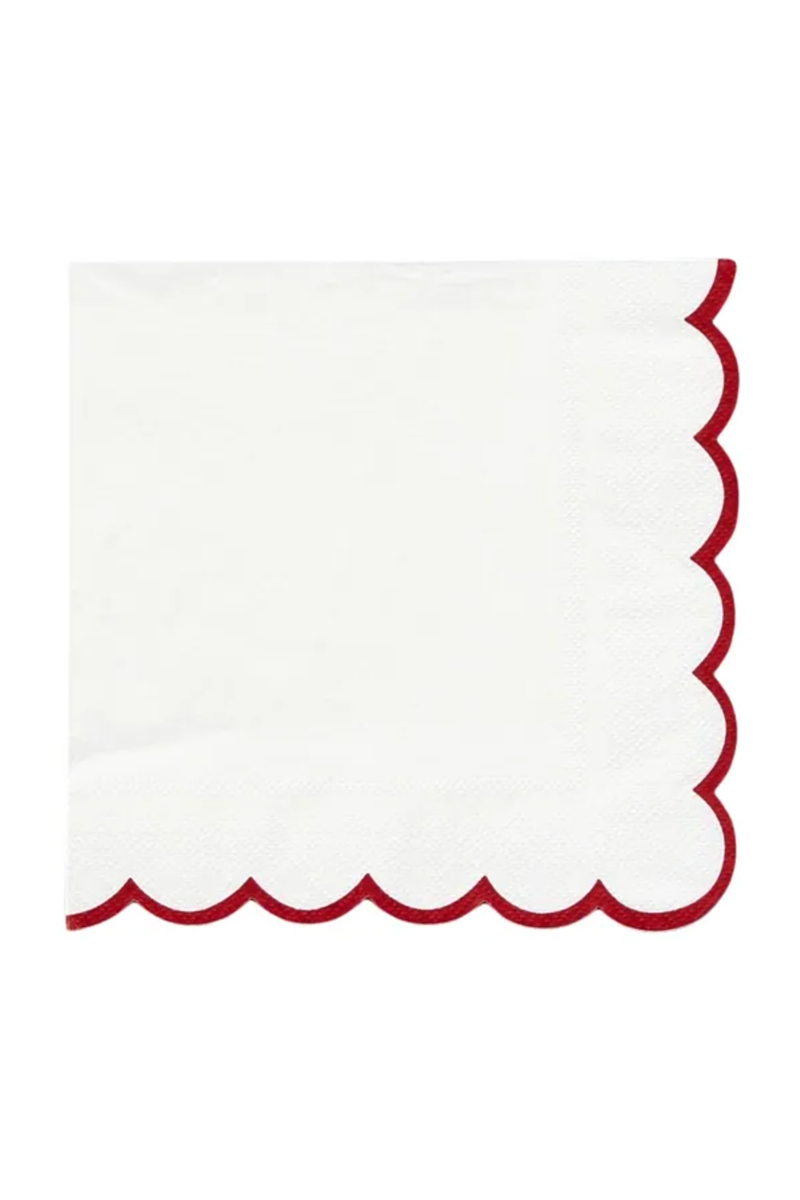 Halcyon Napkins, Red