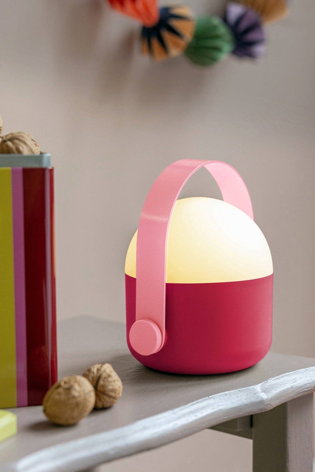 Ole Portable Lamp, Berry