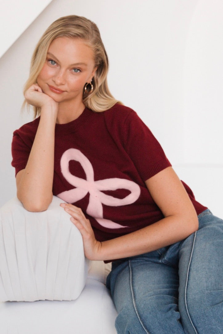 Lara Knit Tee - FRANKIE + COCO