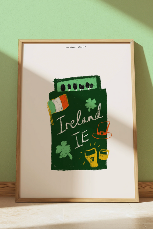 Ireland Matchbox Print