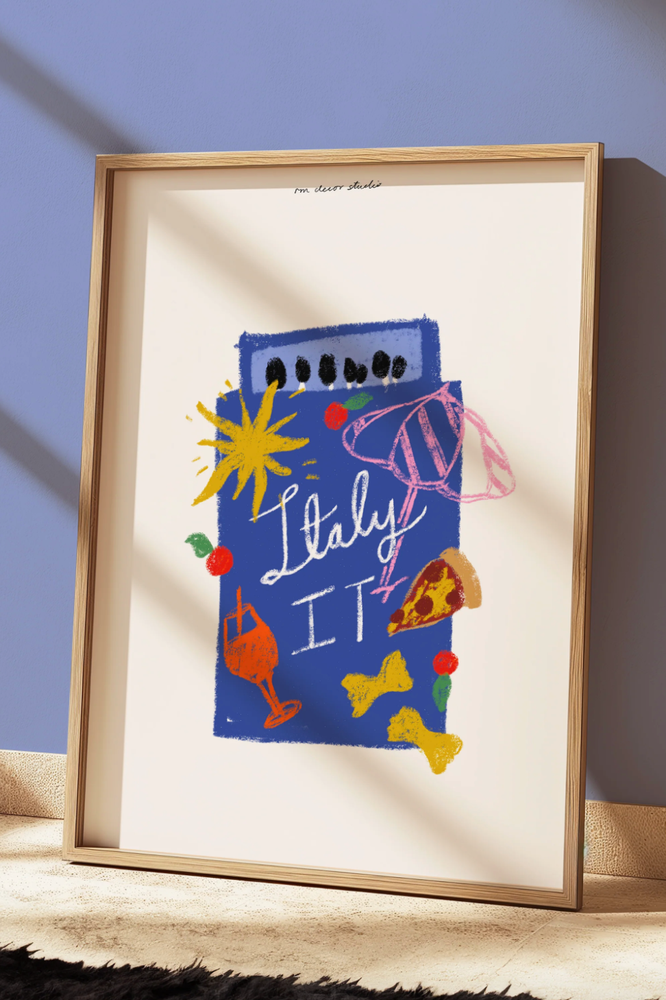 Italy Matchbox Print