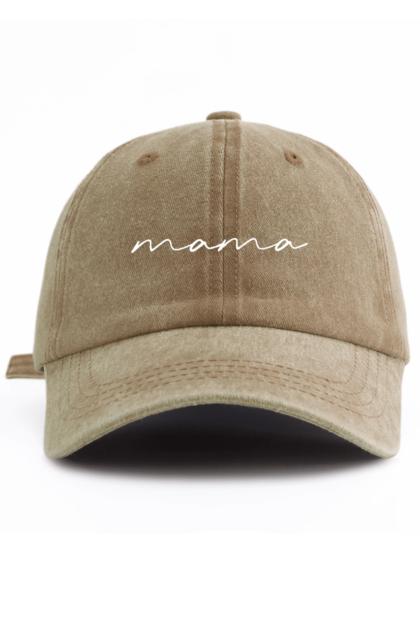 Vintage Wash Cap, Mama