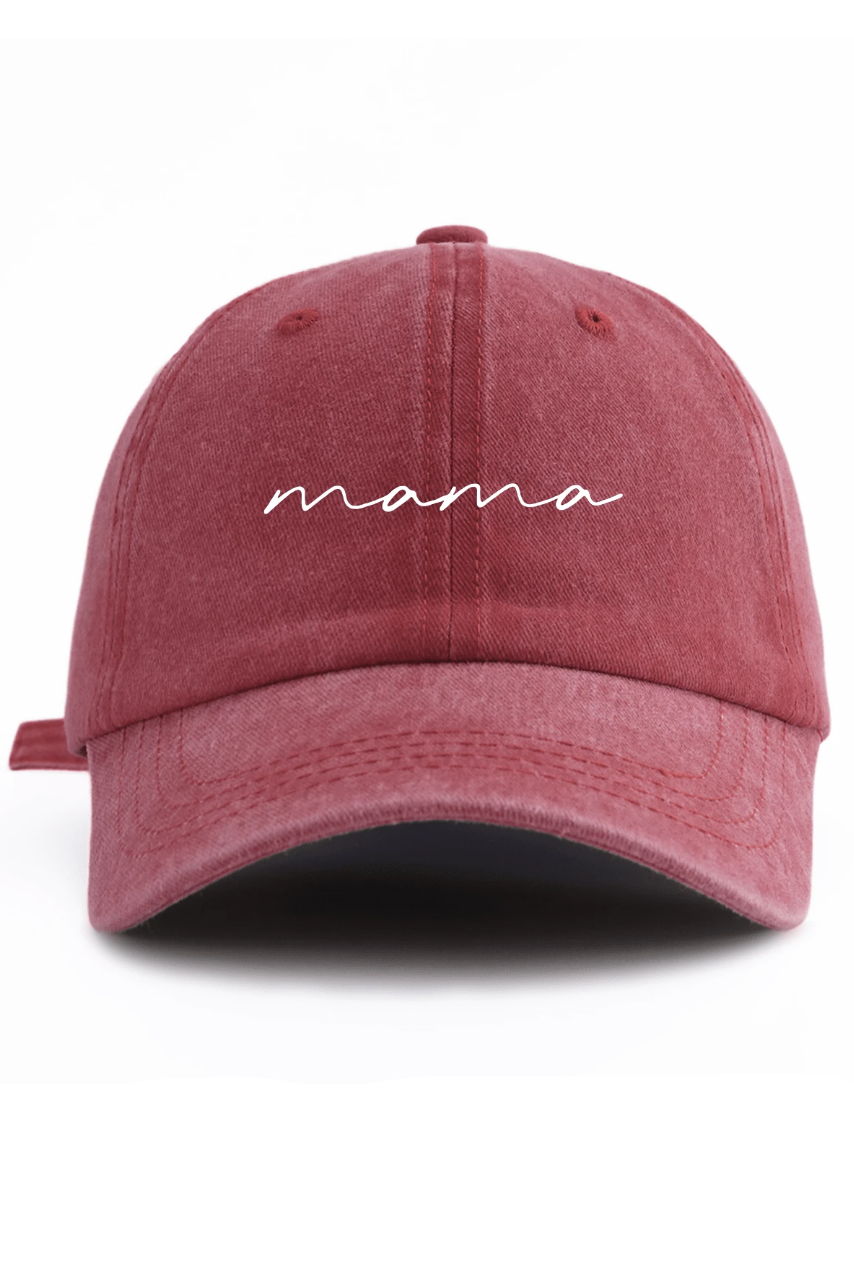 Vintage Wash Cap, Mama
