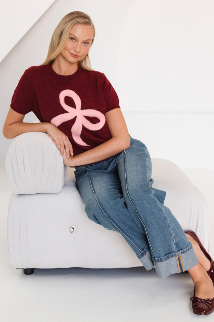 Lara Knit Tee - FRANKIE + COCO