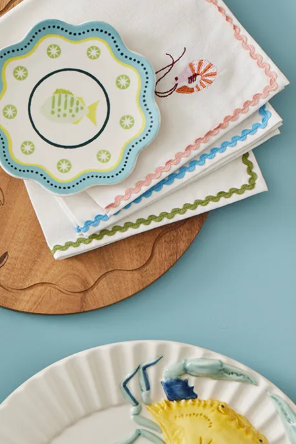 Shack Embroidered Napkins