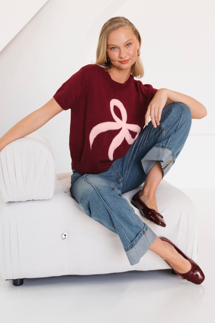Lara Knit Tee - FRANKIE + COCO