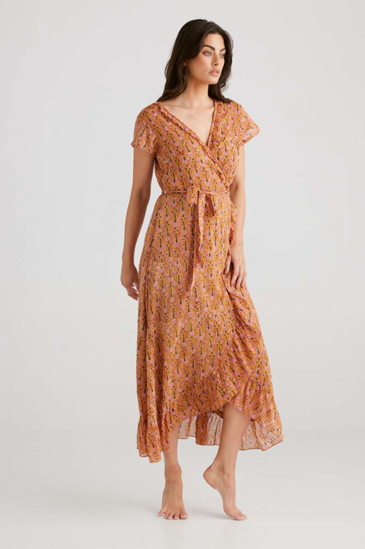 Palm Springs Dress, Spanish Rose