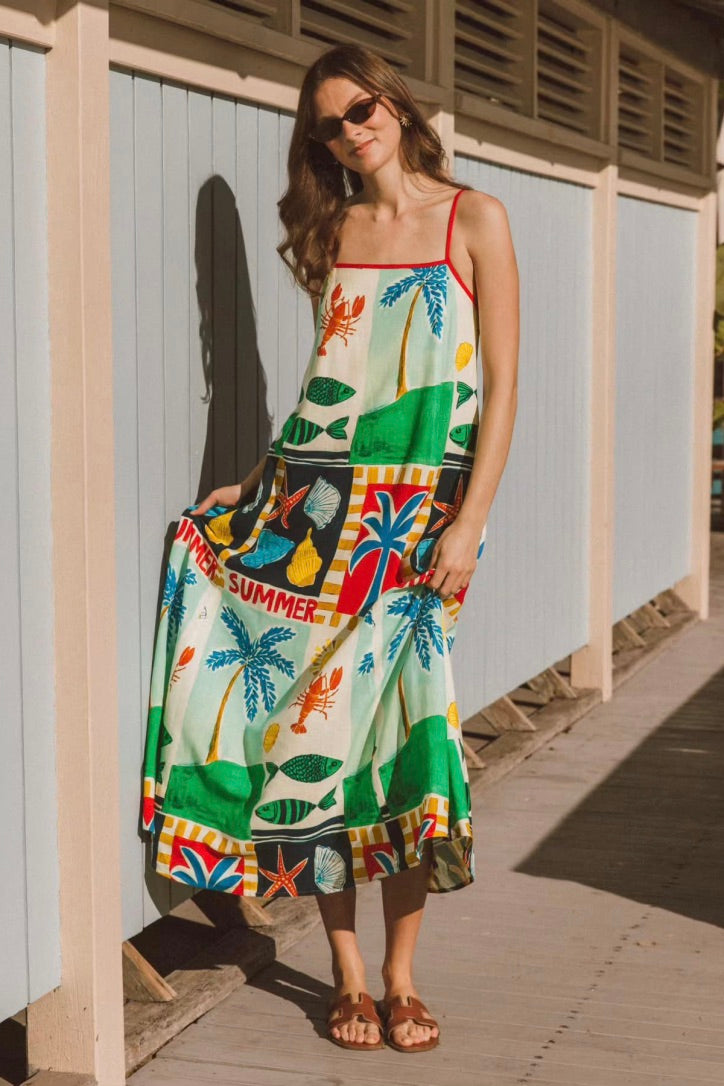 Soleil Summer Midi Dress