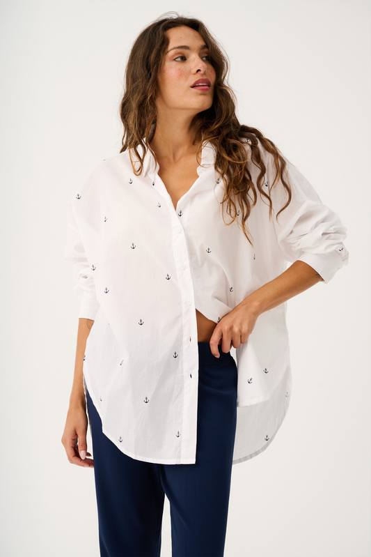 Tammy Shirt, Anchor Print