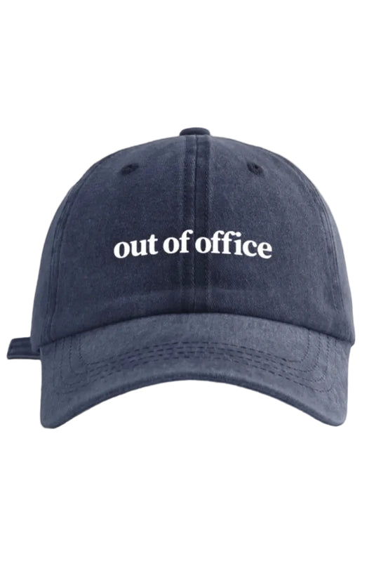 Vintage Wash Cap, Out of Office