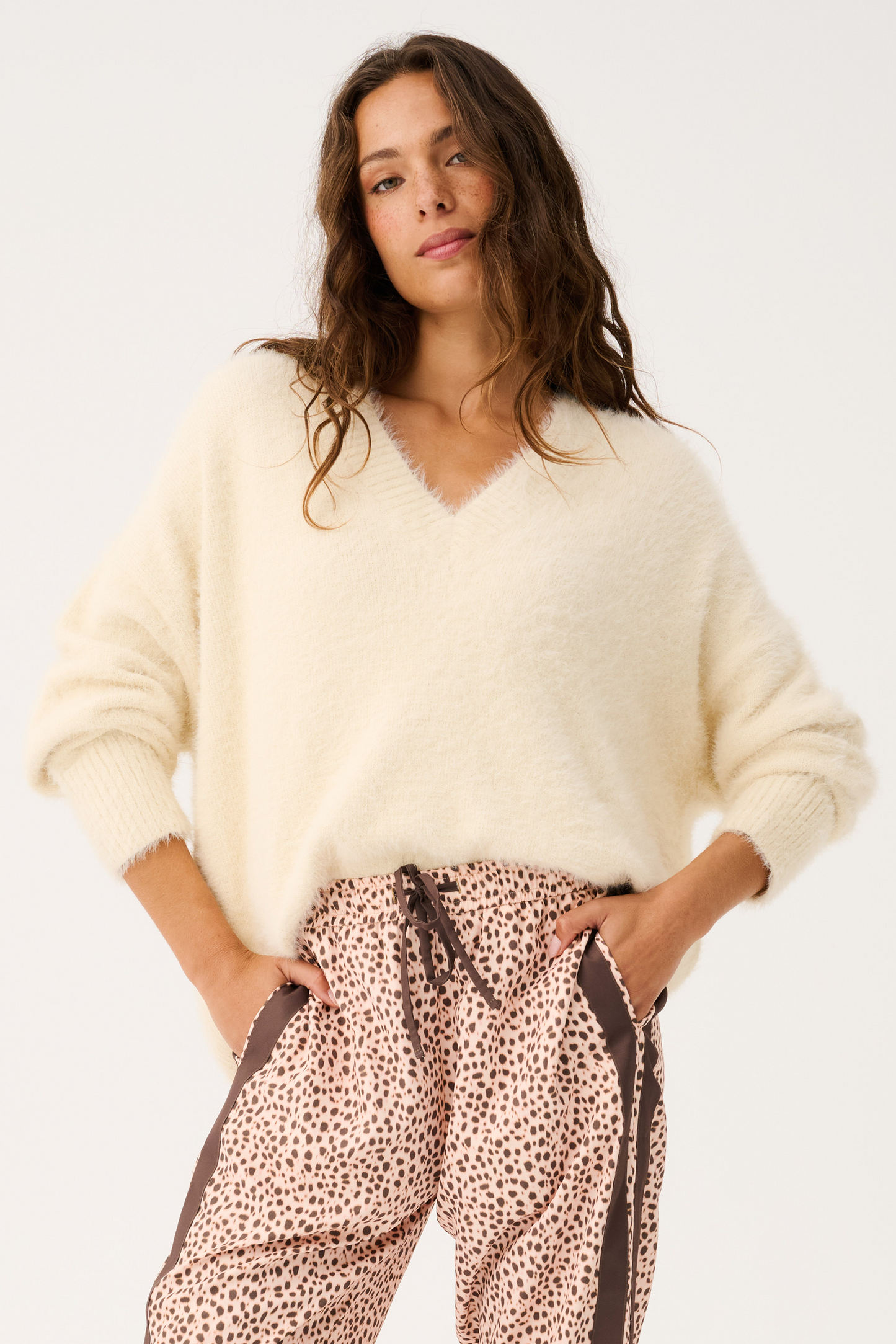 Emmie Knit Sweater, Cream