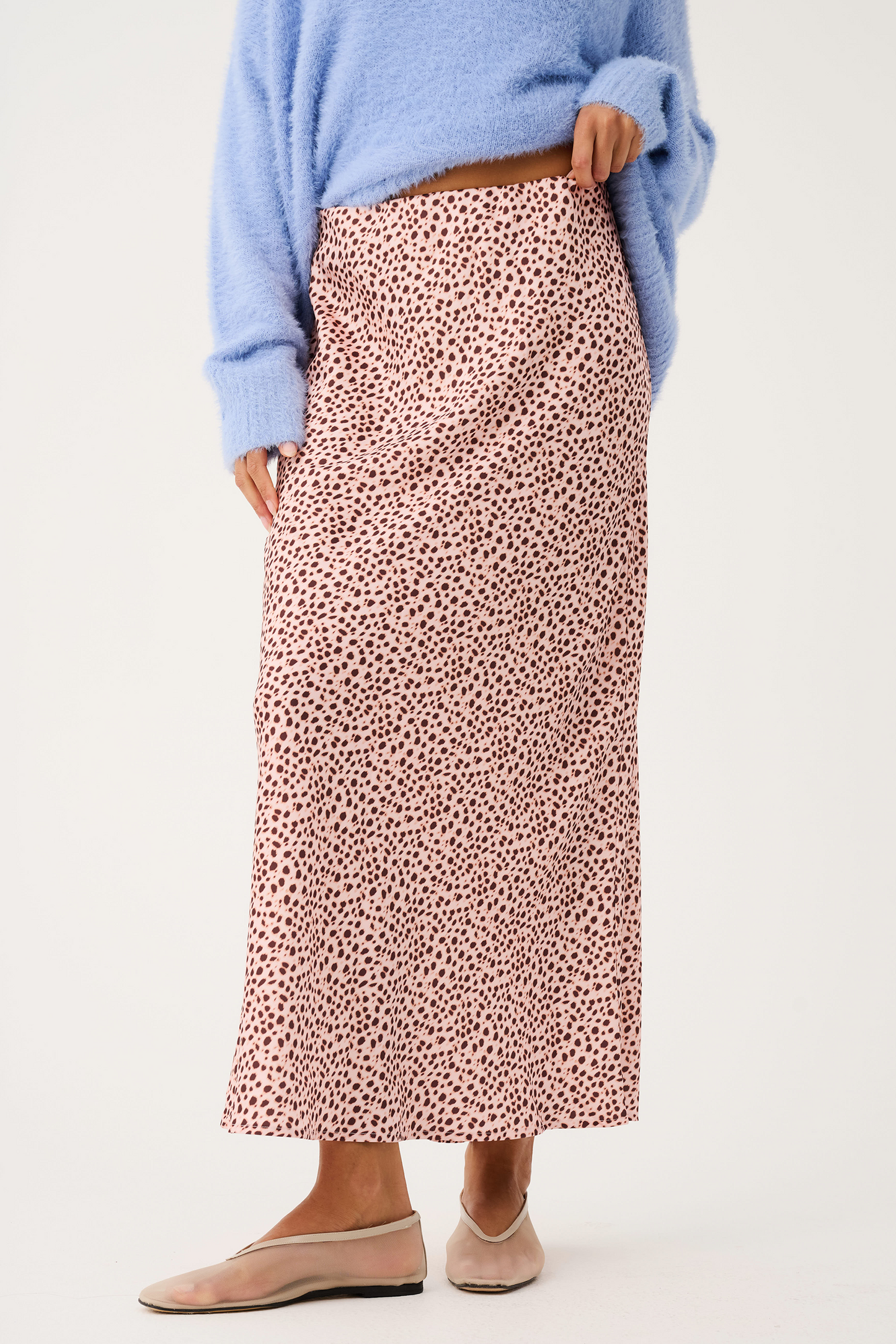 Millie Slip Skirt, Ocelot