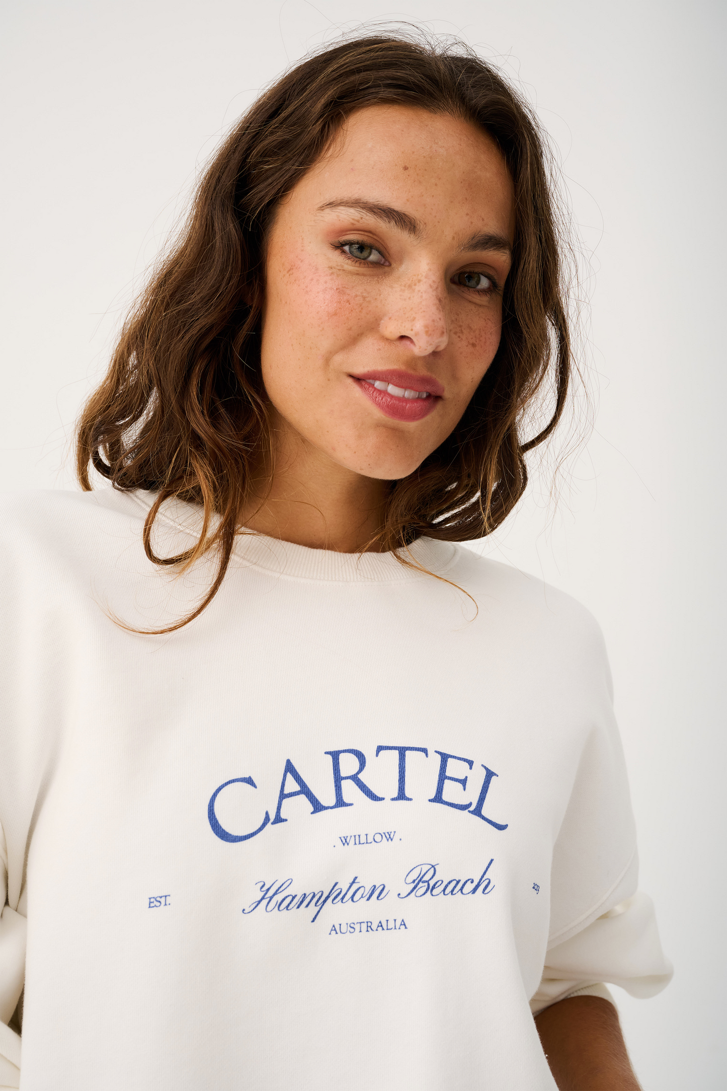 Nina Sweater, White