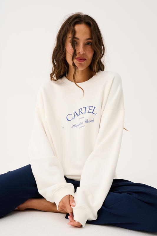 Nina Sweater, White