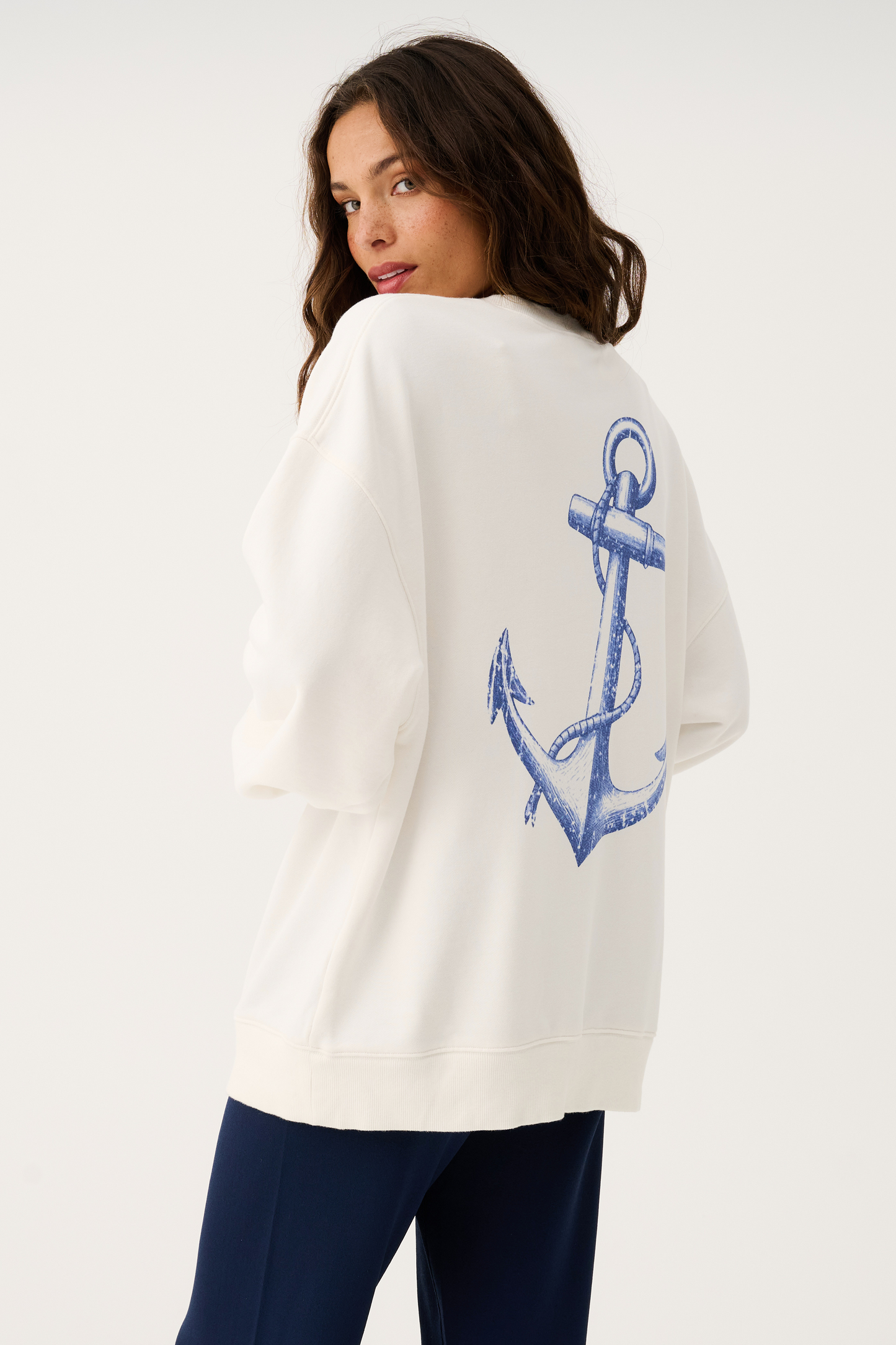 Nina Sweater, White