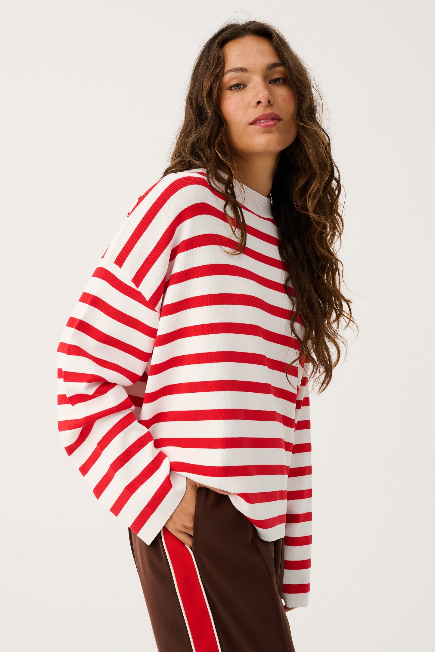 Rae Knit, Siren Stripe