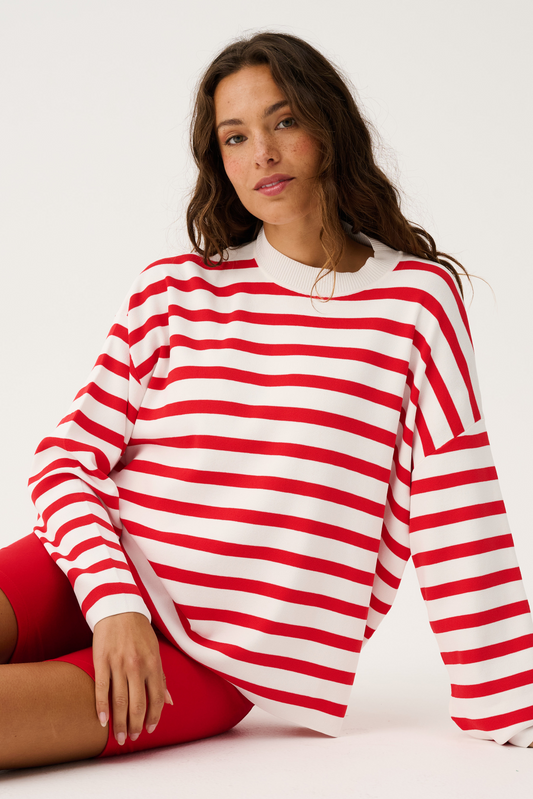 Rae Knit, Siren Stripe