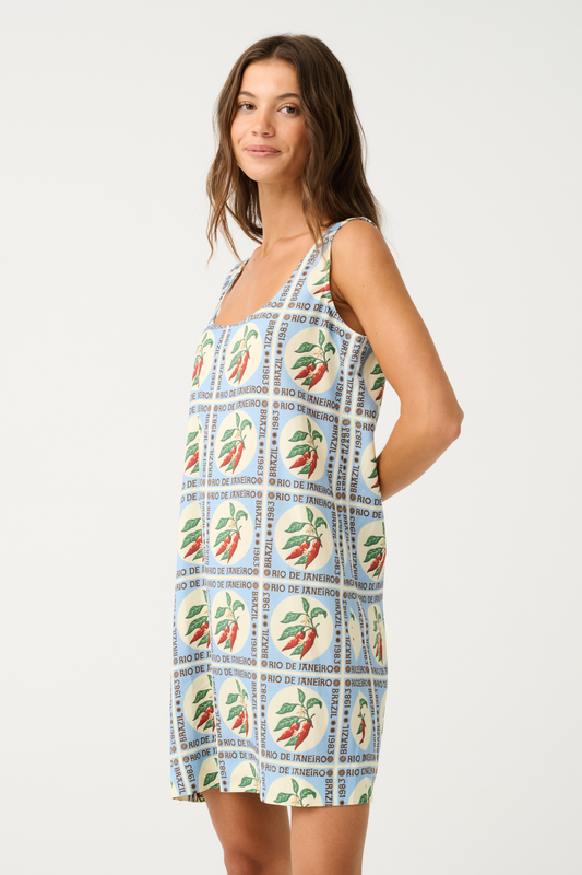 Isla Mini Dress, Chilli - FRANKIE + COCO