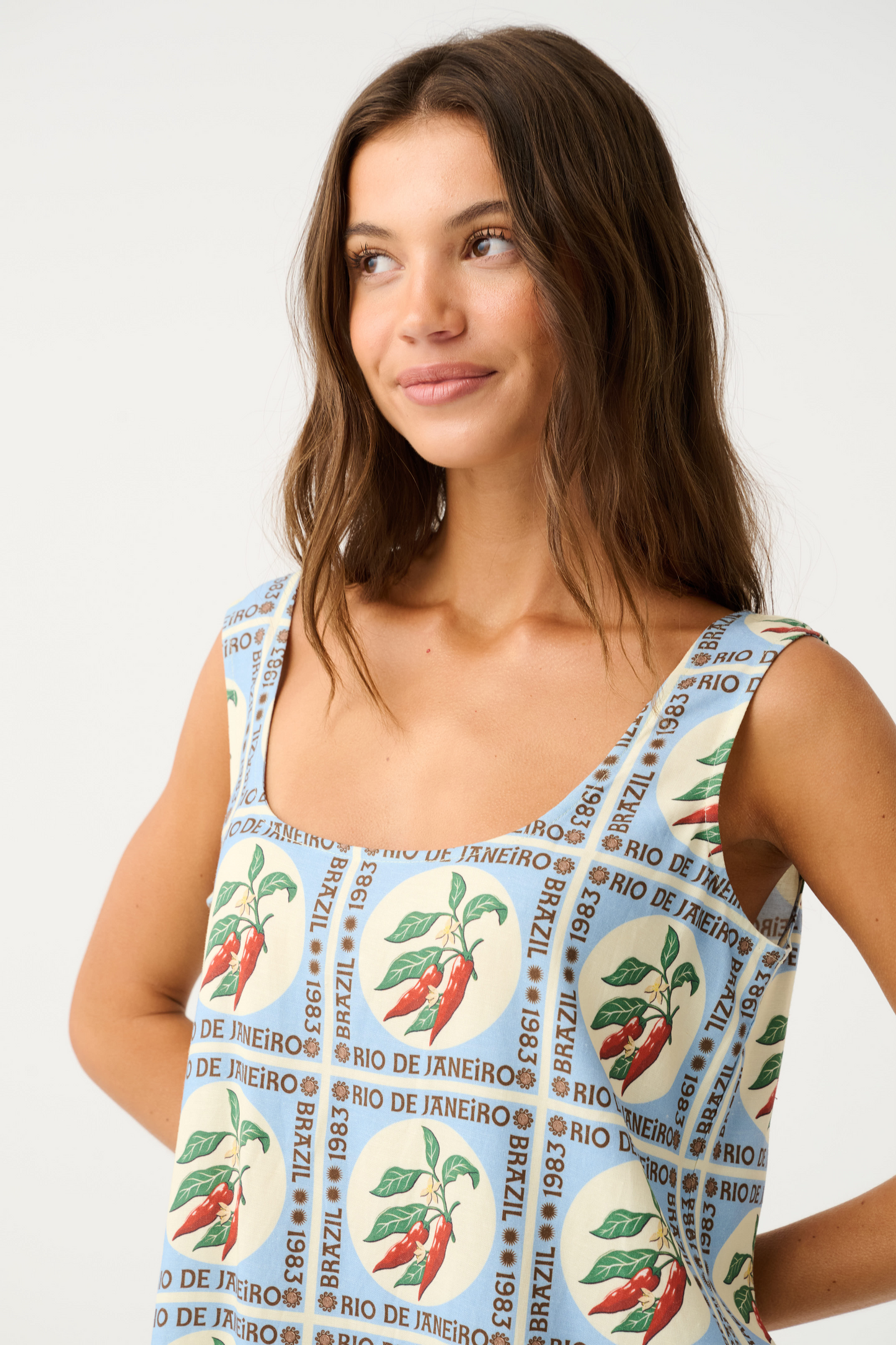 Isla Mini Dress, Chilli - FRANKIE + COCO