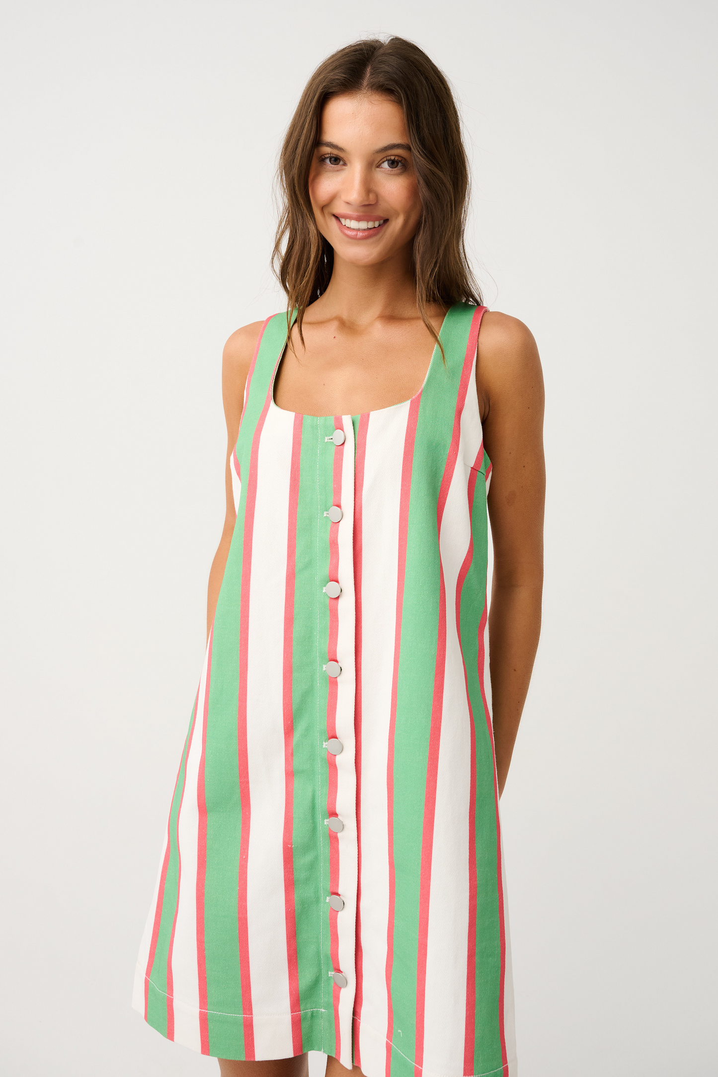 Abi Mini Dress, Chilli - FRANKIE + COCO