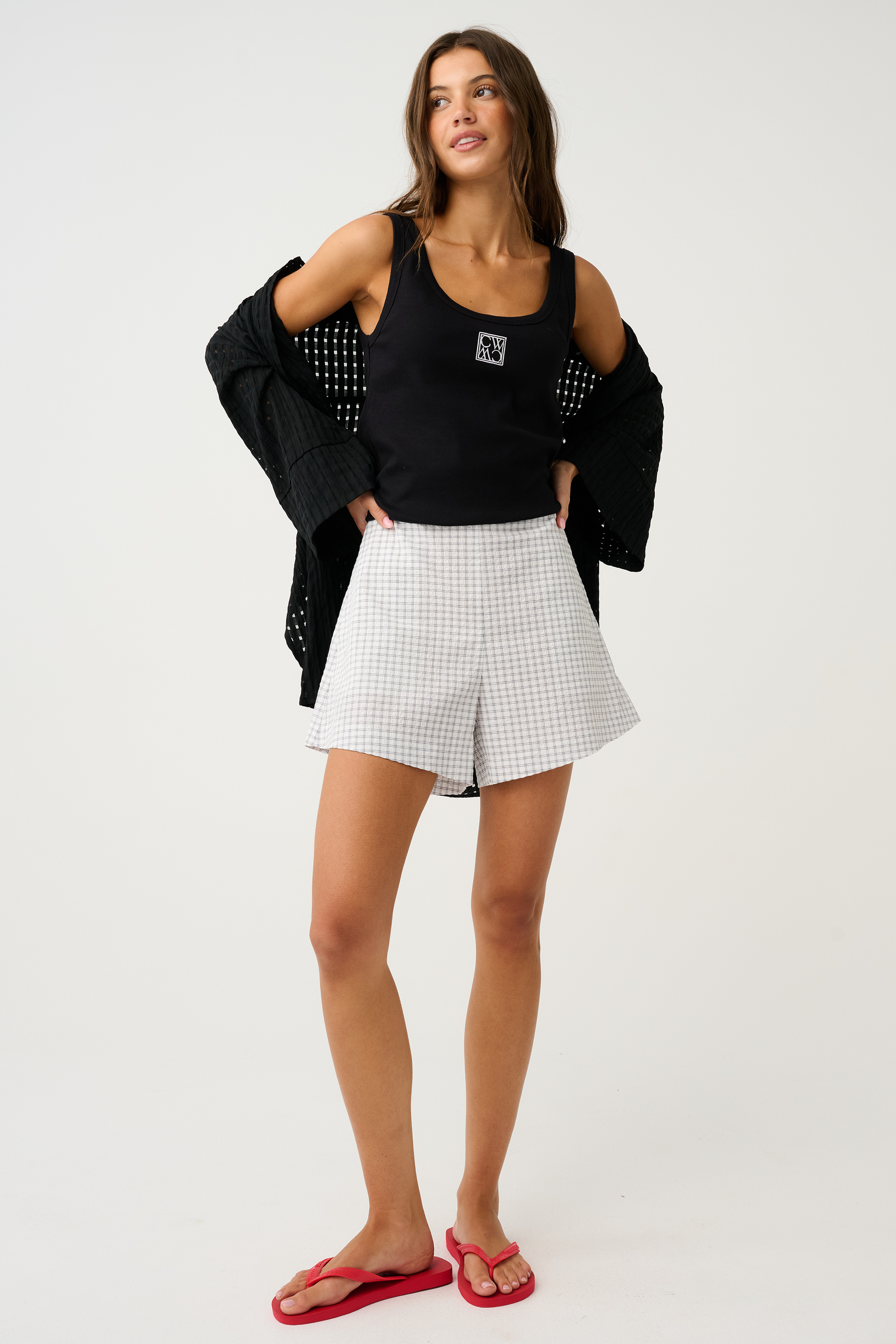 Demi Short, White - FRANKIE + COCO
