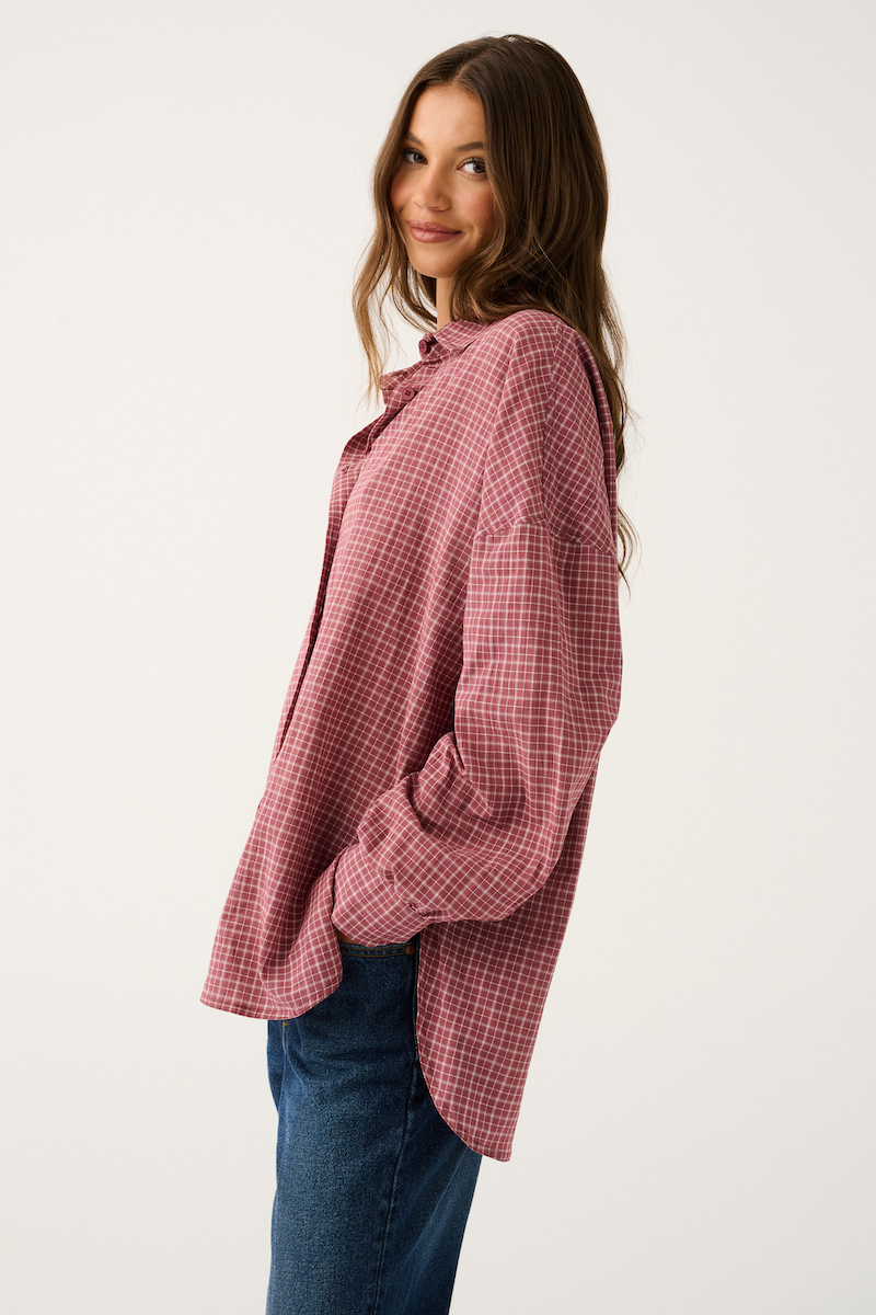 Darby Shirt, Mulberry