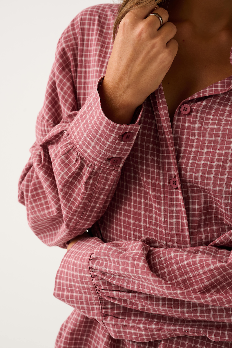 Darby Shirt, Mulberry
