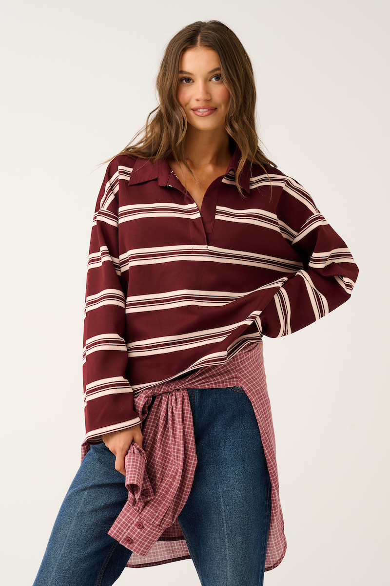 Darby Shirt, Mulberry
