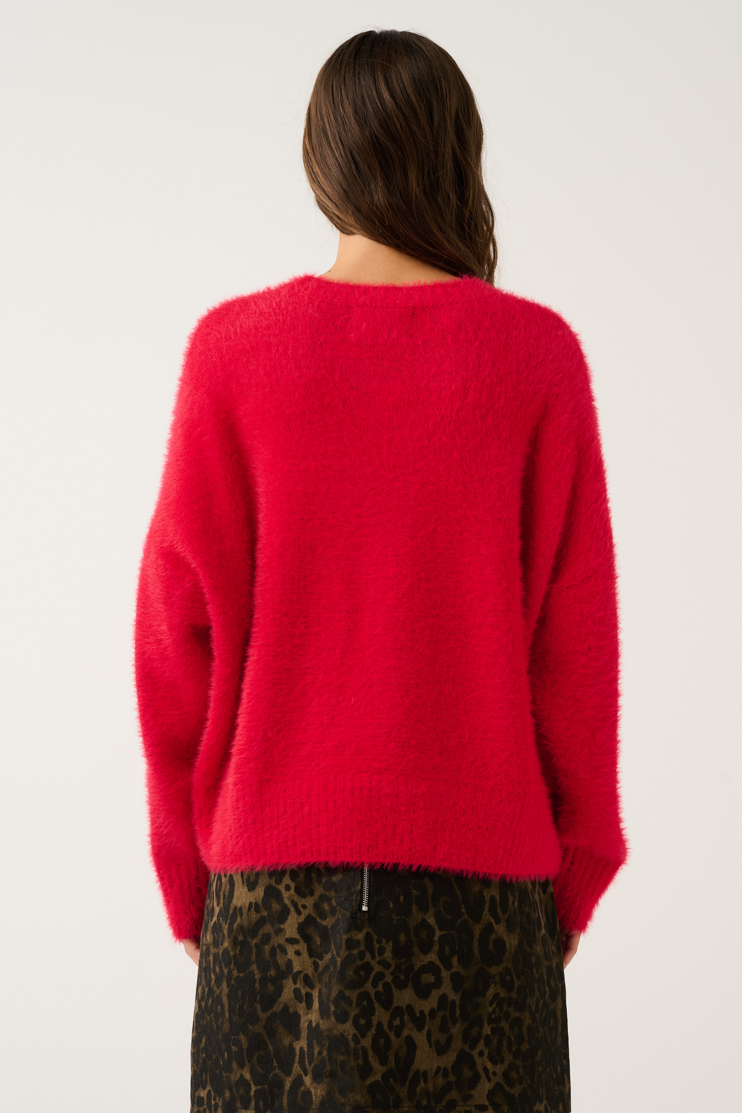 Ayla Sweater, Scarlet