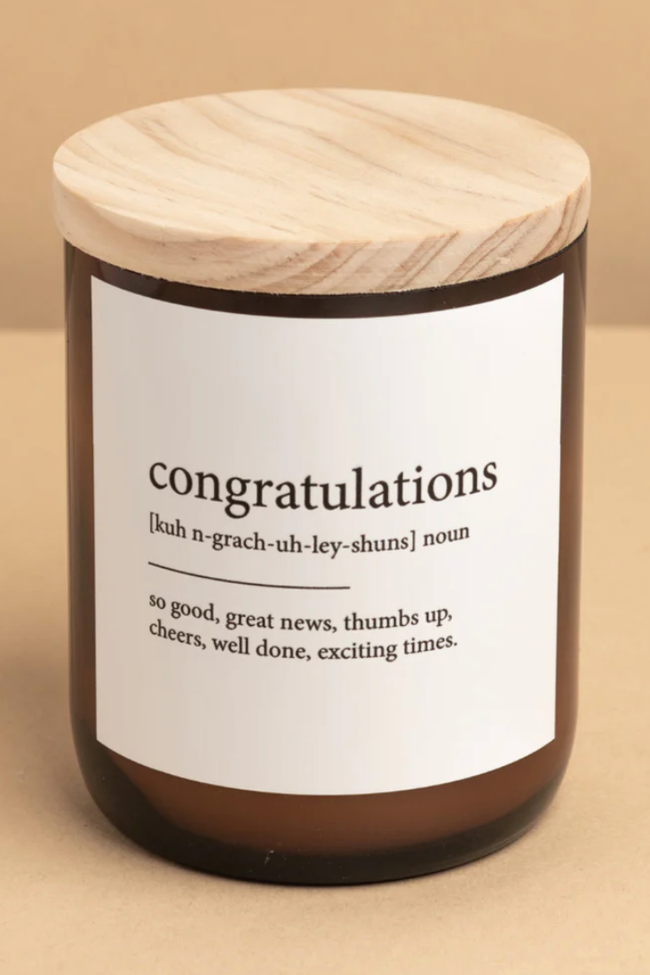 Congratulations Candle