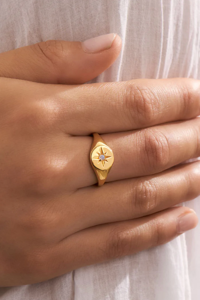 Enchanted Gold Signet Ring