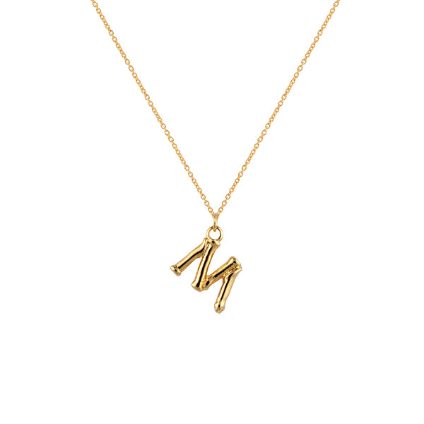 Zahar Letter Necklace - FRANKIE + COCO